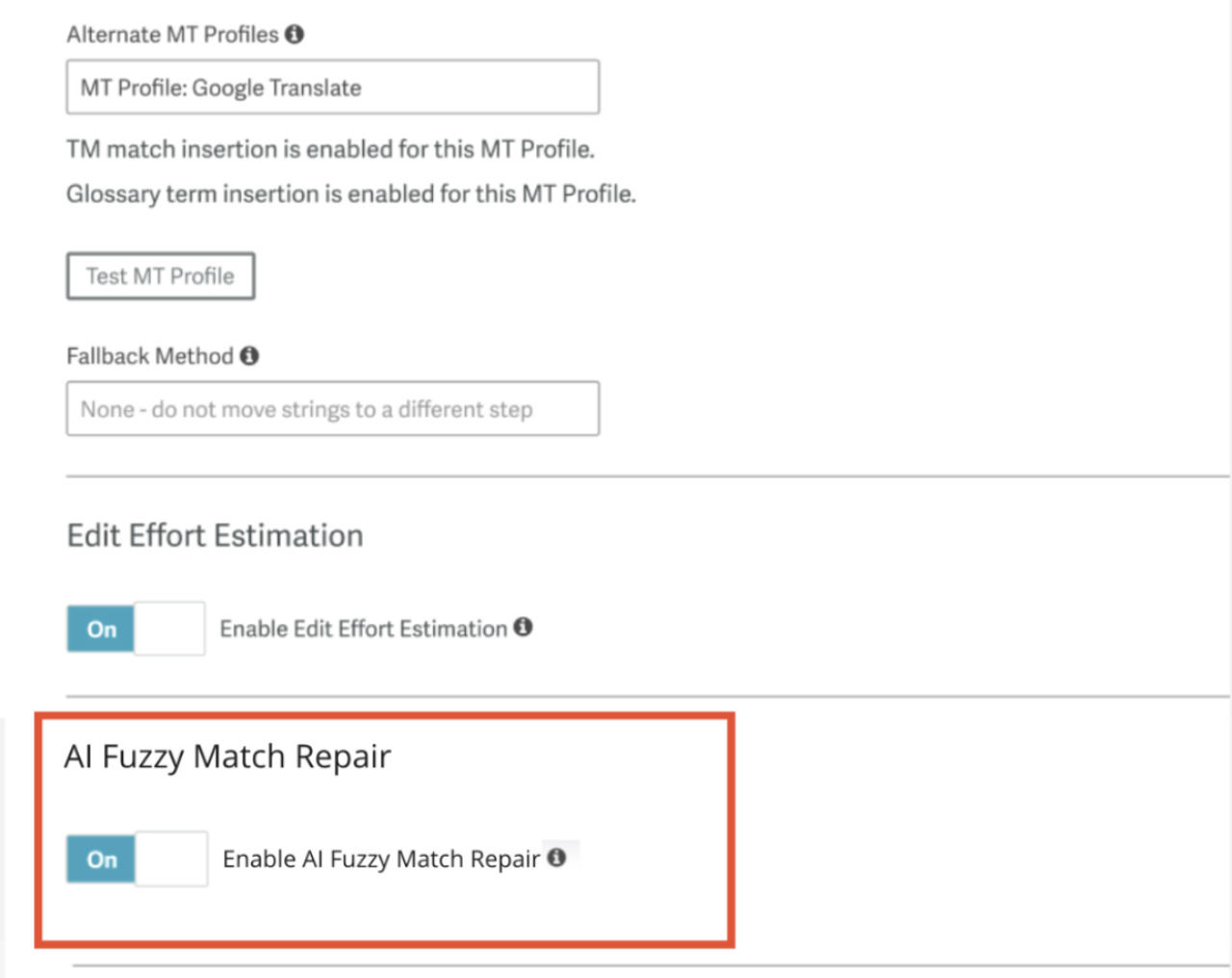 AI Fuzzy Match Repair – Smartling Help Center