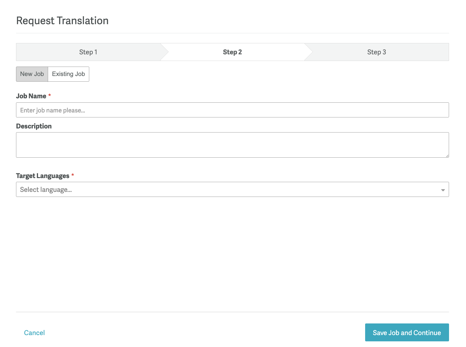 Job Configuration