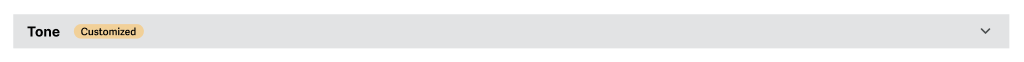 Screenshot of a rule category labeled as Customized